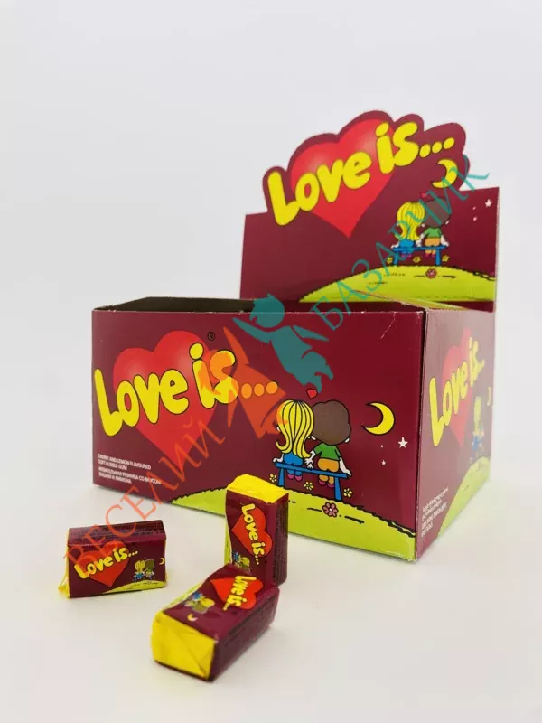 Жувальна гумка Love is вишня-лимон 100 шт