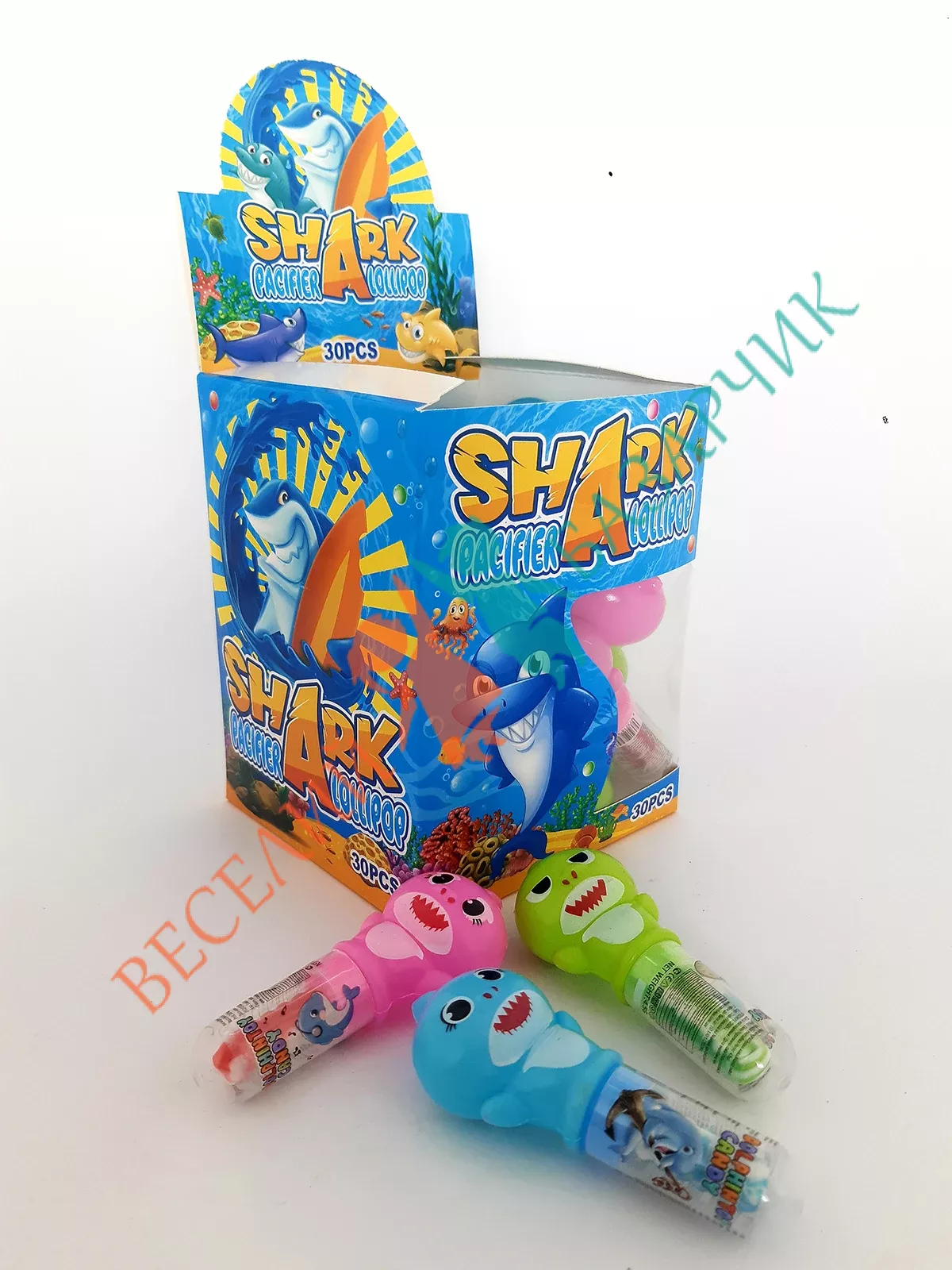 Льодяник + Драже Shark 30 шт